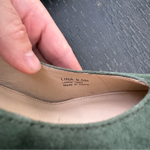 Botkier Women's‎ Green Lina Pointed Toe Suede Pump Heels Size 9.5 - Picture 8 of 8